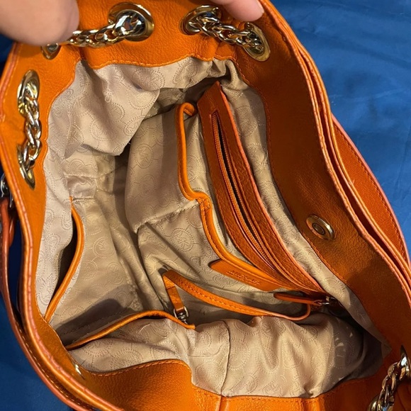 Michael Kors orange burnt purse - Picture 7 of 11